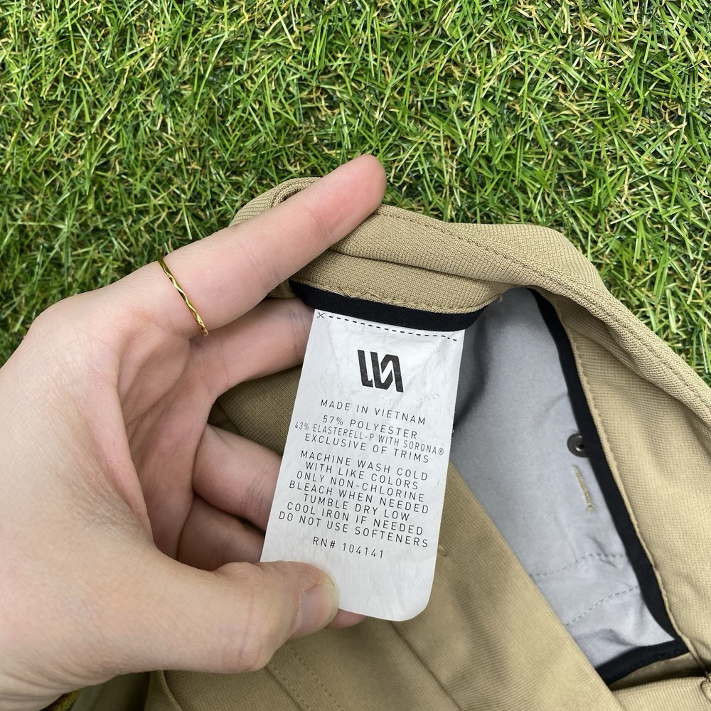 VRST Pants Mens 36x32 Beige Performance Tech Golf Chino Stretch Slacks Casual - Picture 11 of 13